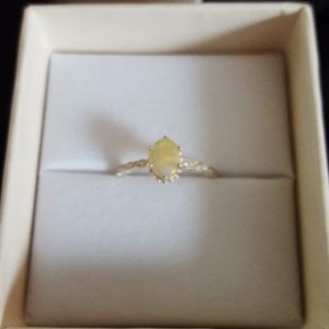 Size 7 "above clouds" opal ring from Moon Magic